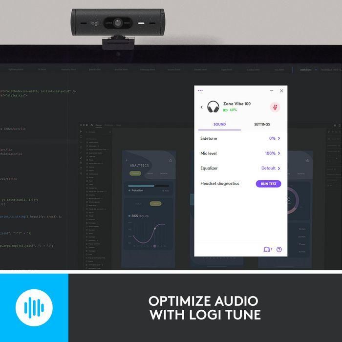 Logitech Zone Vibe 100 Auriculares Inalámbricos Bluetooth con Cancelación de Ruido 14 Logitech Zone Vibe 100 Auriculares Inalámbricos Bluetooth con Cancelación de Ruido 14