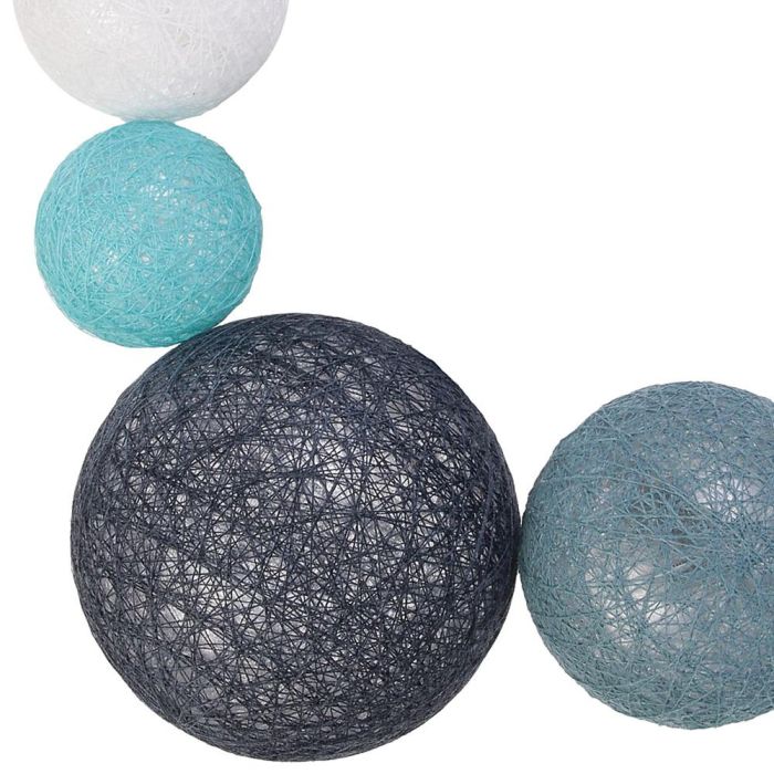 Home Deco Factory Guirnalda Luz 10 Led Azul/Gris Decoración Hogar 2 Home Deco Factory Guirnalda Luz 10 Led Azul/Gris Decoración Hogar 2