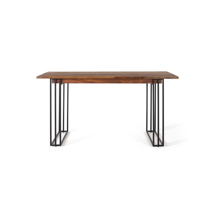 Giner y Colomer Mesa de Comedor Industrial en Palisandro y Metal 150x90 cm 0 Giner y Colomer Mesa de Comedor Industrial en Palisandro y Metal 150x90 cm 0