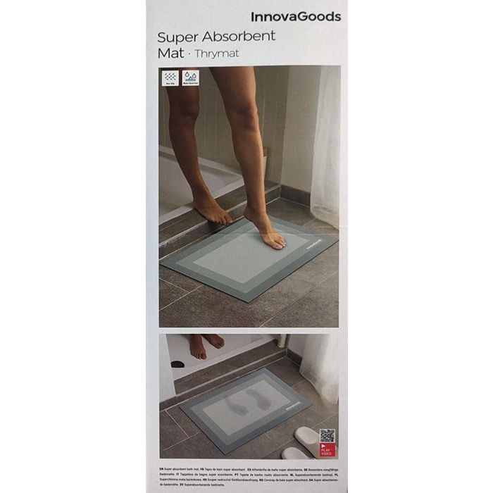 Alfombrilla de Baño Superabsorbente Thrymat InnovaGoods 1 Alfombrilla de Baño Superabsorbente Thrymat InnovaGoods 1