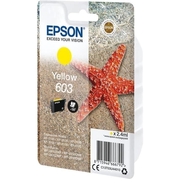 Cartucho de tinta EPSON Singlepack 603 Ink - Amarillo 2 Cartucho de tinta EPSON Singlepack 603 Ink - Amarillo 2