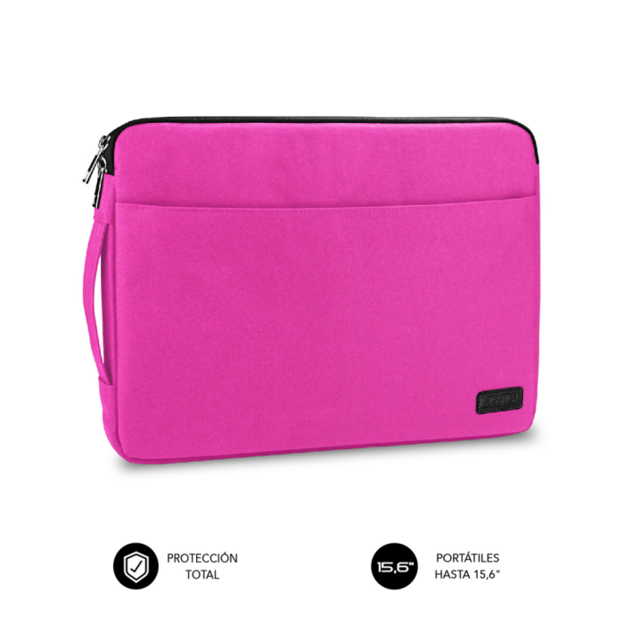 SUBBLIM Maletin Funda Ordenador Urban Laptop Sleeve 15,6" Pink
