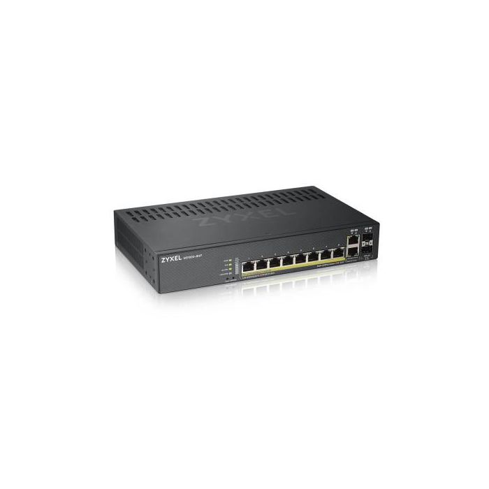 Zyxel GS1920-8HPV2 Switch Gestionado Gigabit Ethernet PoE 8 Puertos Negro
