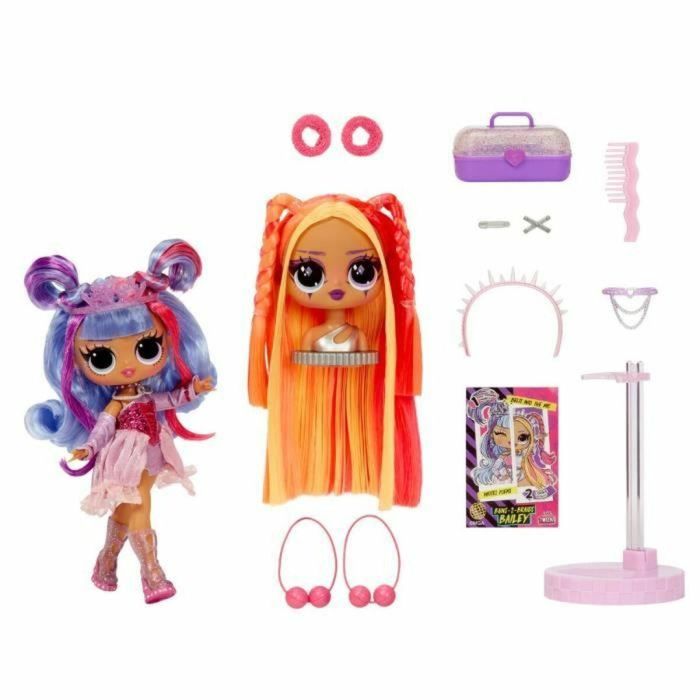 L.O.L. Surprise! LIT591757EUC Tweens Surprise Swap Fashion Doll Buns-2-Braids Bailey, 17 cm, con Cabezal de Peinado y Accesorios 4 L.O.L. Surprise! LIT591757EUC Tweens Surprise Swap Fashion Doll Buns-2-Braids Bailey, 17 cm, con Cabezal de Peinado y Accesorios 4