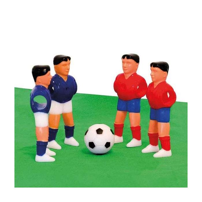 Ociotrends Set 22 Jugadores Piernas Abiertas España-Italia - Figuras Fútbol Material ABS para Montar, Edad 8+ Años 2