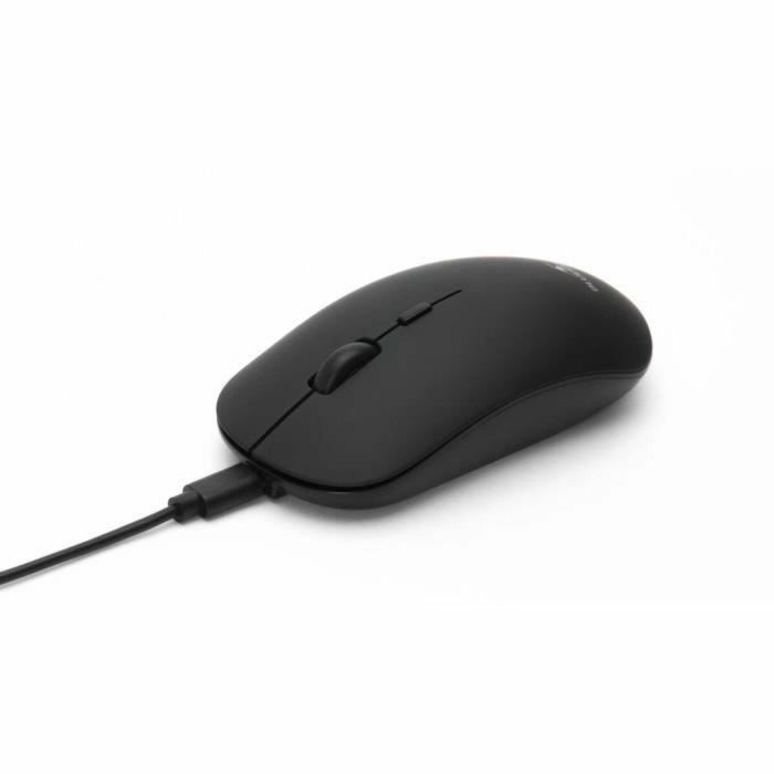 Bluestork M-WL-OFF100-BLACK Ratón Inalámbrico 2.4g + Bluetooth Recargable Compatible Mac y Windows 3