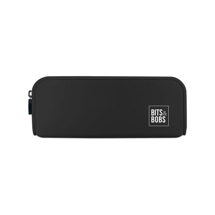 Grafoplás Portatodo De Silicona Bits&Bobs Negro Con Cremallera Estuche Flexible Resistente Al Agua 20x7.5x5.5 cm Grafoplás Portatodo De Silicona Bits&Bobs Negro Con Cremallera Estuche Flexible Resistente Al Agua 20x7.5x5.5 cm