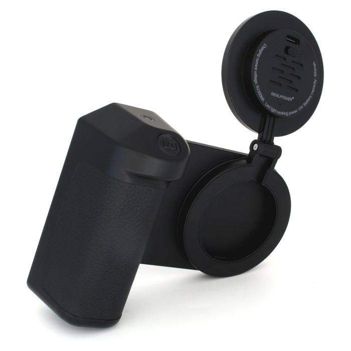 RealPower MagFree Selfie Light Flash para Selfis, Negro, Blanco, 4800mAh 2