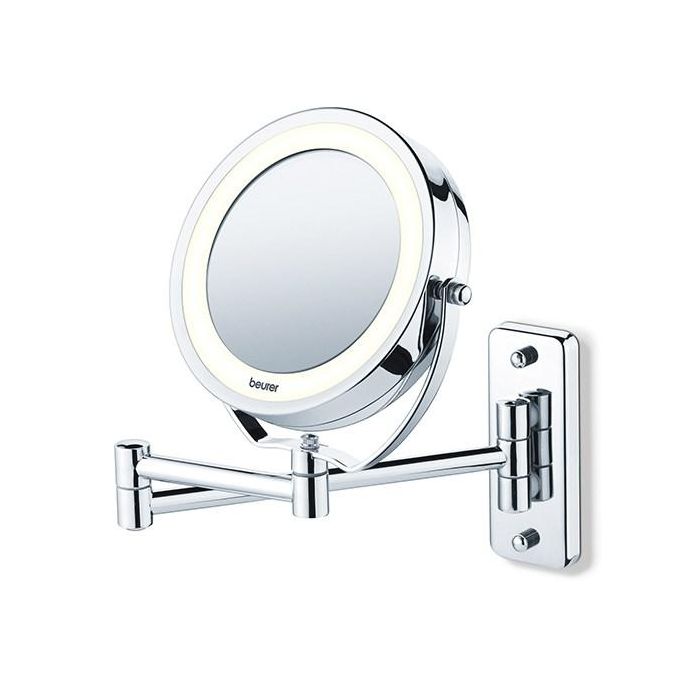 Beurer BS-59 Espejo Cosmético con Luz LED, 5 Aumentos, para Mesa o Pared