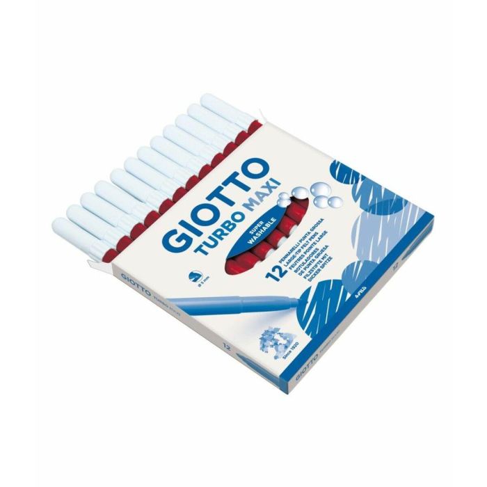 Set de Rotuladores Giotto Turbo Maxi Rojo (5 Unidades) 2 Set de Rotuladores Giotto Turbo Maxi Rojo (5 Unidades) 2
