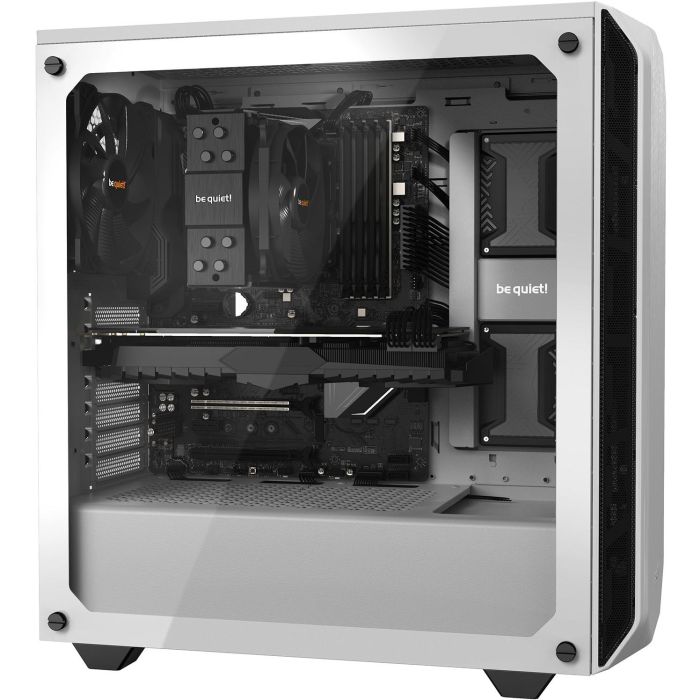 be quiet! BGW35 Carcasa PC Midi Tower con Ventana de Vidrio Templado y Filtro Antipolvo Blanco, ATX, Micro-ATX, Mini-ITX 7 be quiet! BGW35 Carcasa PC Midi Tower con Ventana de Vidrio Templado y Filtro Antipolvo Blanco, ATX, Micro-ATX, Mini-ITX 7