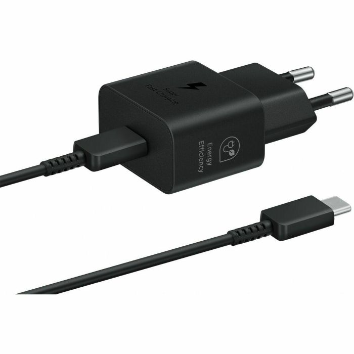 Samsung EP-2510XBEGEU Adaptador de Corriente 25W Super Fast Charging USB Tipo C 1 Puerto para Smartphone Negro 42