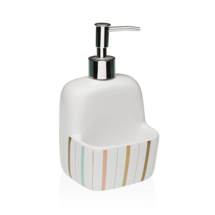 Dispensador de Jabón Versa Flint Cerámica 9,4 x 17,8 x 10,5 cm 0 Dispensador de Jabón Versa Flint Cerámica 9,4 x 17,8 x 10,5 cm 0