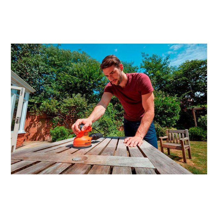 Black+Decker Lijadora Rotorbital BEW210-QS 230W Base Ø125mm 3