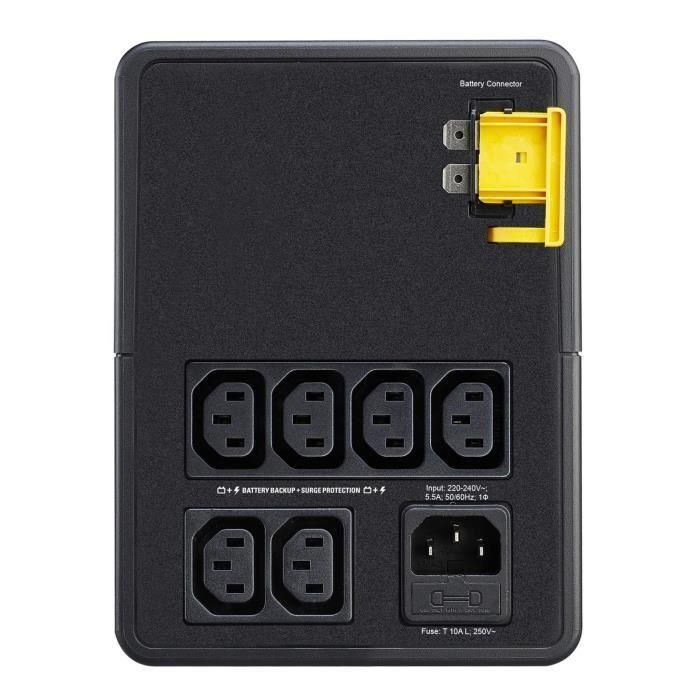 APC Easy UPS BVX1200LI - Sistema de alimentación ininterrumpida, línea interactiva, 1.2 kVA, 650 W, 6 salidas AC 1