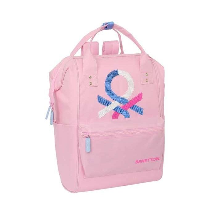 Mochila para Portátil Benetton benetton Rosa 27 x 40 x 19 cm Mochila para Portátil Benetton benetton Rosa 27 x 40 x 19 cm