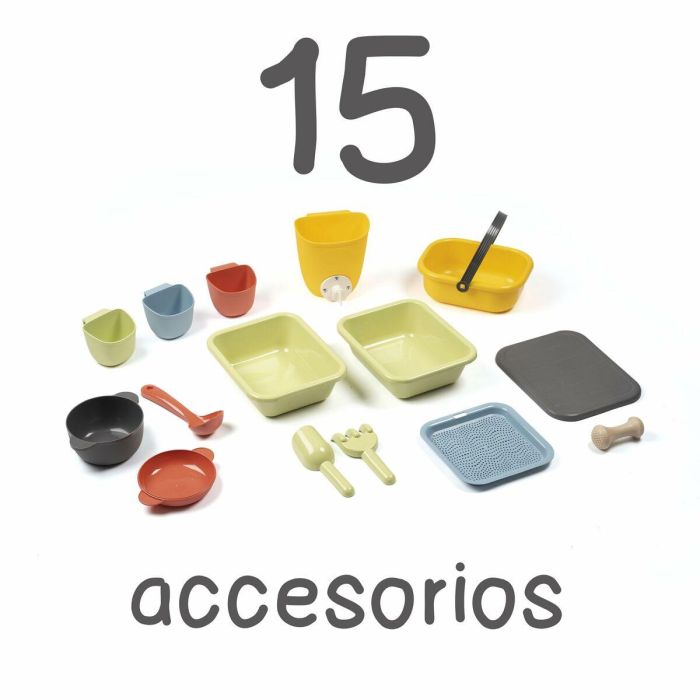 Smoby SMO840208 Cocina de Barro Mud Kitchen Life con Temática de Hogar 6 Smoby SMO840208 Cocina de Barro Mud Kitchen Life con Temática de Hogar 6