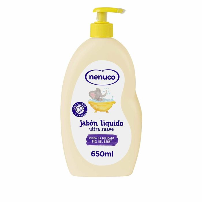 Nenuco Gel de Baño Ultra Suave Aloe Vera para Piel Delicada Bebé, pH Neutro, Uso Diario, Dermatológicamente Testado 650 ml Nenuco Gel de Baño Ultra Suave Aloe Vera para Piel Delicada Bebé, pH Neutro, Uso Diario, Dermatológicamente Testado 650 ml