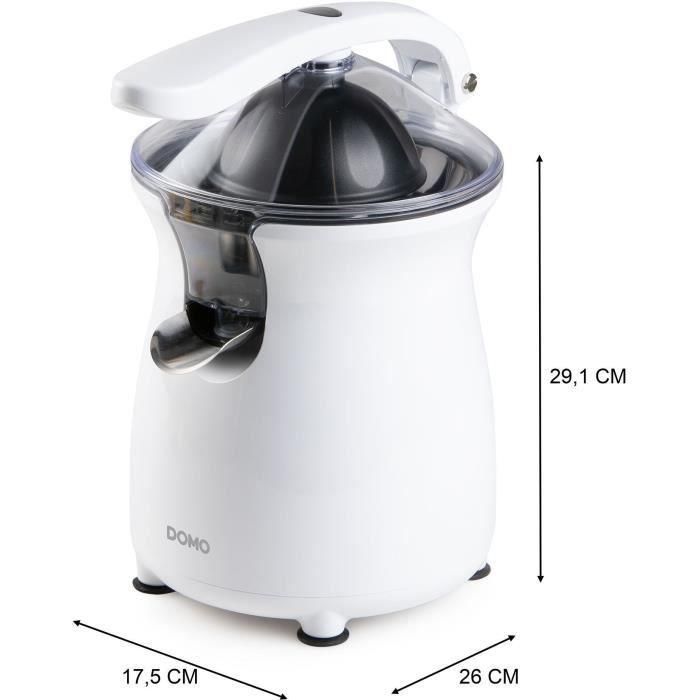 Exprimidor de cítricos con palanca - DOMO - DO9269J - 160 W - 460 ml - Blanco 2 Exprimidor de cítricos con palanca - DOMO - DO9269J - 160 W - 460 ml - Blanco 2