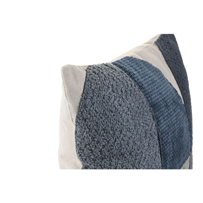 Cojin Boho DKD Home Decor Gris Azul 45 x 45 cm (2 Unidades) 1 Cojin Boho DKD Home Decor Gris Azul 45 x 45 cm (2 Unidades) 1