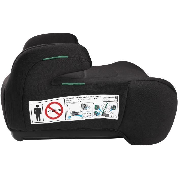 Silla elevadora de coche - BBGO - Kissyrider - 6 a 12 años - I-SIZE 125-150 cm - Con cinturón - Negro - Funda extraíble y lavable 1 Silla elevadora de coche - BBGO - Kissyrider - 6 a 12 años - I-SIZE 125-150 cm - Con cinturón - Negro - Funda extraíble y lavable 1