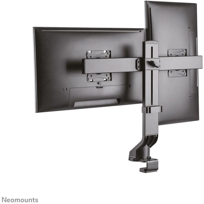 Neomounts FPMA-D860DBLACK Soporte de Escritorio para 2 Monitores de hasta 27" (69 cm), 7KG, Pinza/Atornillado 16