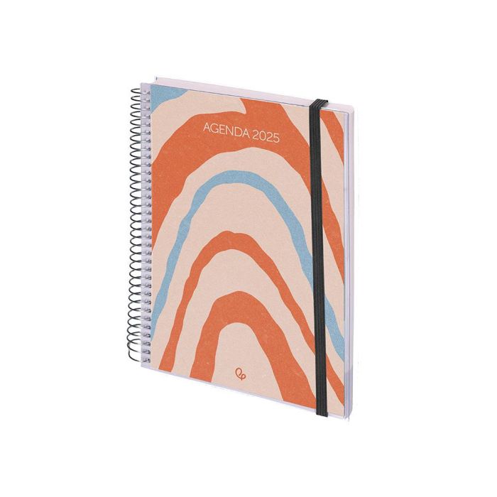 Agenda Espiral Liderpapel Tinos A5 2025 Personalizable Dia Pagina Papel 70 gr 5