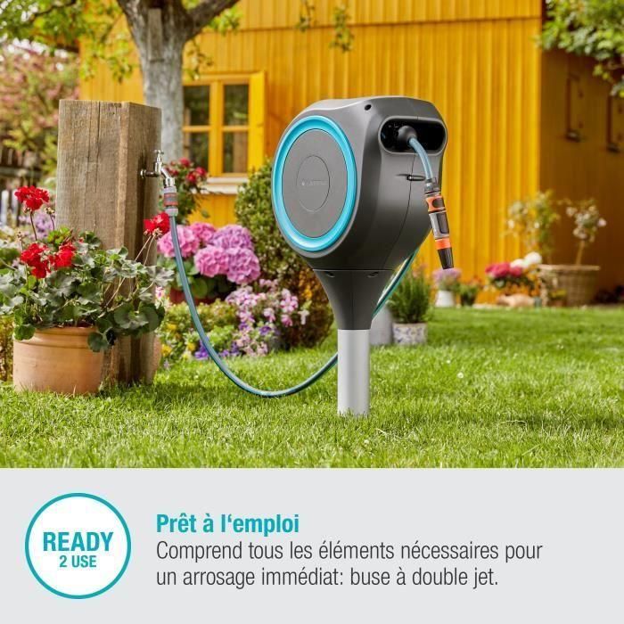 GARDENA - Enrollador Automático RollUp M 20 m 5 GARDENA - Enrollador Automático RollUp M 20 m 5
