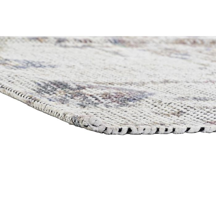 DKD Home Decor Alfombra Árabe Blanco Multicolor 230x160 cm Algodón Poliéster 1200 gsm 3 DKD Home Decor Alfombra Árabe Blanco Multicolor 230x160 cm Algodón Poliéster 1200 gsm 3