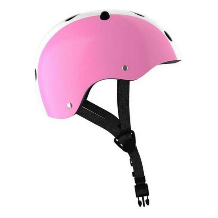 Casco Infantil Moltó Rosa Blanco 48-53 cm 4