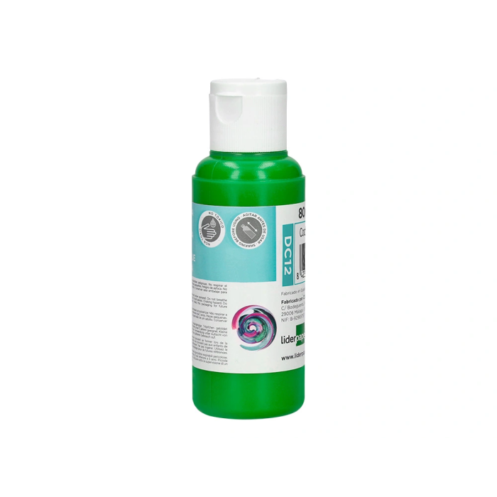 Liderpapel Pintura Acrilica Bote 80 ml Verde 1