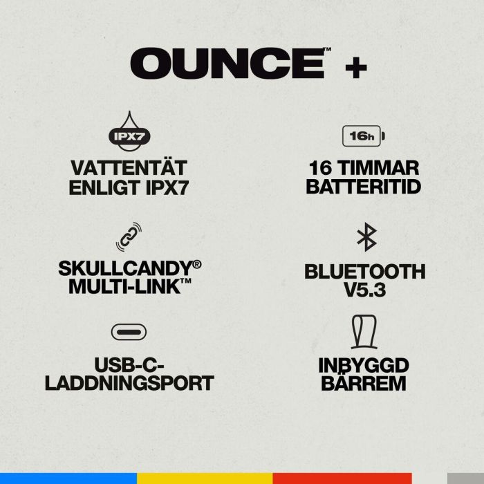 Altavoz Bluetooth Portátil Skullcandy 2SKSK2010B0L2 Negro 20 W 5