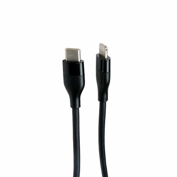 Cable USB-C a Lightning V7 V7USBCLGT-1M Negro 1 m (1 unidad) 3 Cable USB-C a Lightning V7 V7USBCLGT-1M Negro 1 m (1 unidad) 3