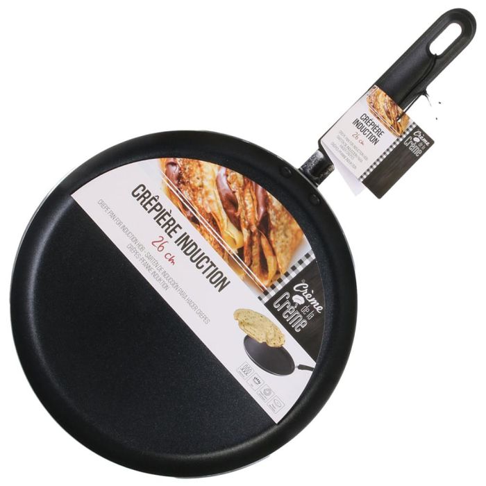 Totally Addict Sartén Crêpes Chandeleur Inducción 26 cm 0 Totally Addict Sartén Crêpes Chandeleur Inducción 26 cm 0