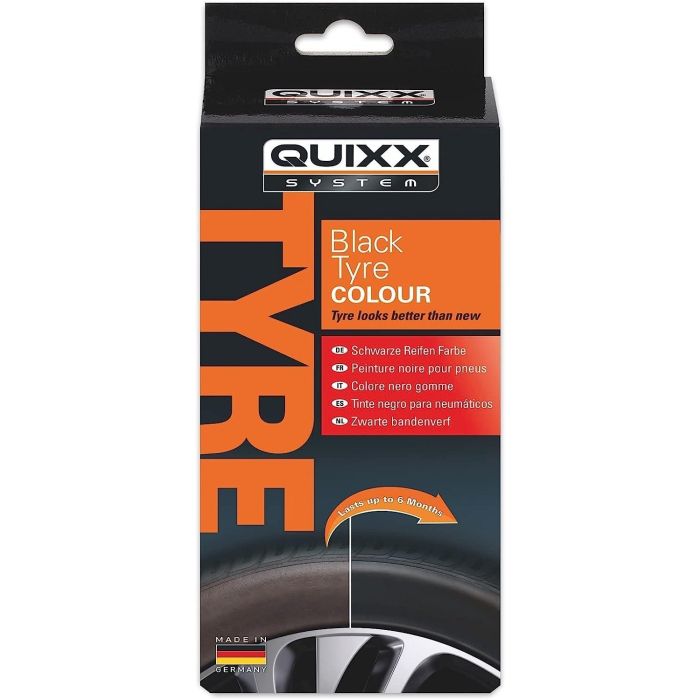 Quixx QQ10192 Restaurador de Color Negro para Neumáticos - Acabado Duradero y Sedoso 5