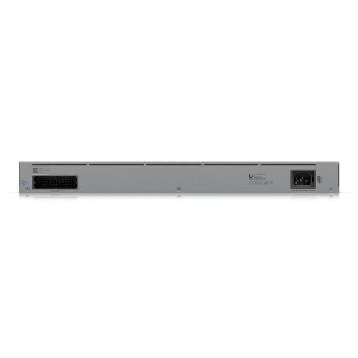 Ubiquiti UniFi Switch Enterprise XG 24 PoE 48 Puertos: 32 GbE, 16 2.5 GbE RJ45, 4 SFP+ 10G, Pantalla LCM, 224 Gbps 3