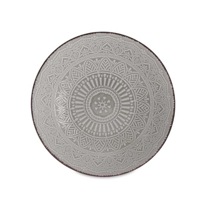 Plato Relieve Hondo Gris 20Cm Vessia (24 Unidades) 1 Plato Relieve Hondo Gris 20Cm Vessia (24 Unidades) 1