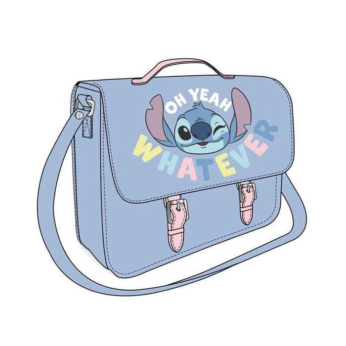Cerdá Bolso Satchel Stitch 18.5 x 16.5 x 5.3 cm Azul para Niños +3 Años