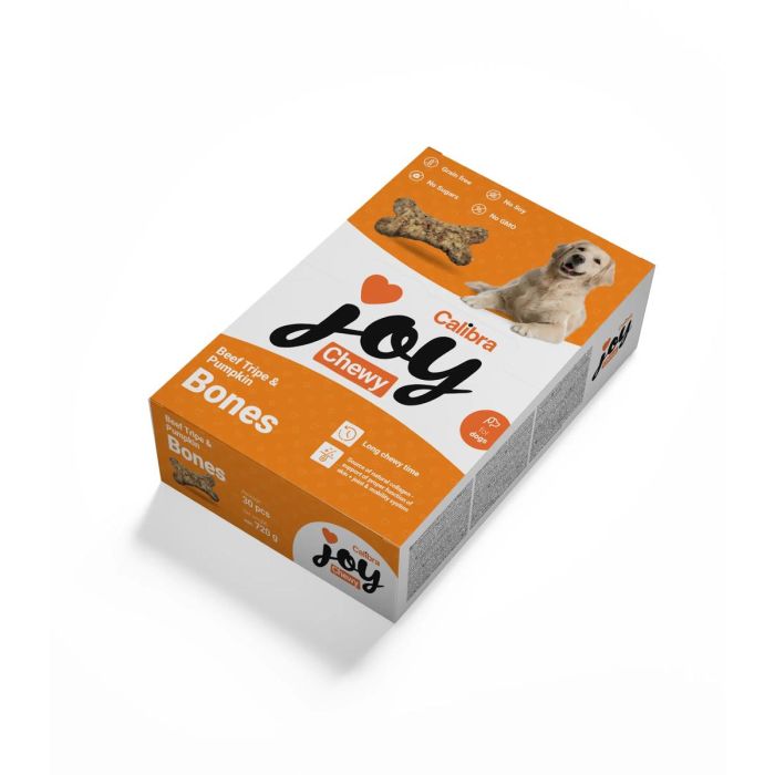 Calibra Joy Dog Chewy Hueso Vacuno Y Calabaza 30 Unidades 720 gr