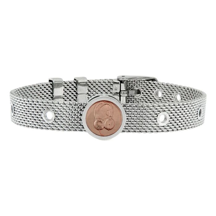 Pulsera Unisex Deejay Talent Jewels TJA-4-05-02-1-235 Plateado 0 Pulsera Unisex Deejay Talent Jewels TJA-4-05-02-1-235 Plateado 0