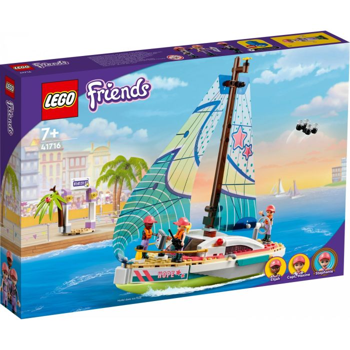 LEGO Friends 41716 Stephanie's Sea Adventure Barco de juguete con minimuñecas 8