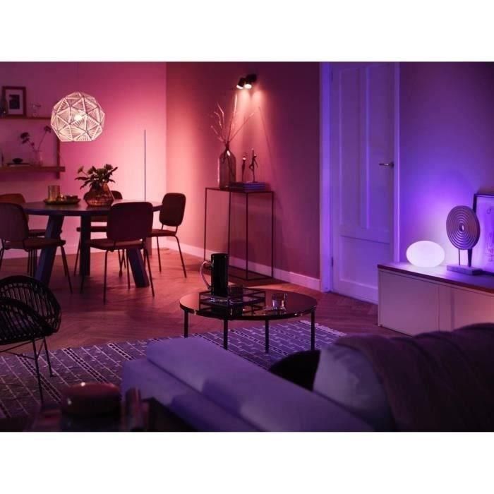 Philips Hue White & Color Ambiance, Bulbo LED conectado E27, equivalente 75W, 1100 Lumen, Bluetooth Compatible, Paquete de 2 4