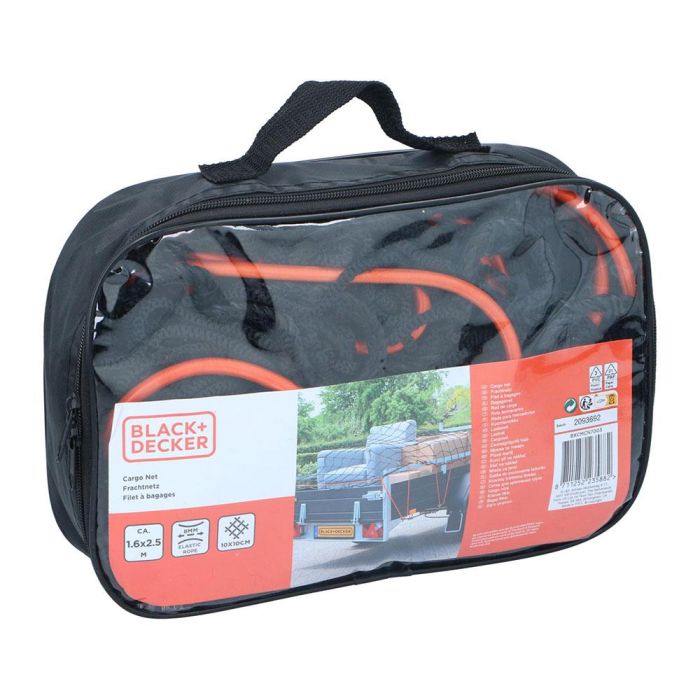 Red de carga elastica 1,6x2,5m, mallado 10x10cm. black+decker 2