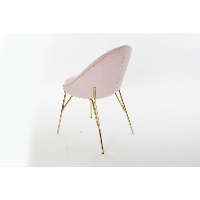 DKD Home Decor Silla Glam Rosa 60 x 85 x 60 cm 5