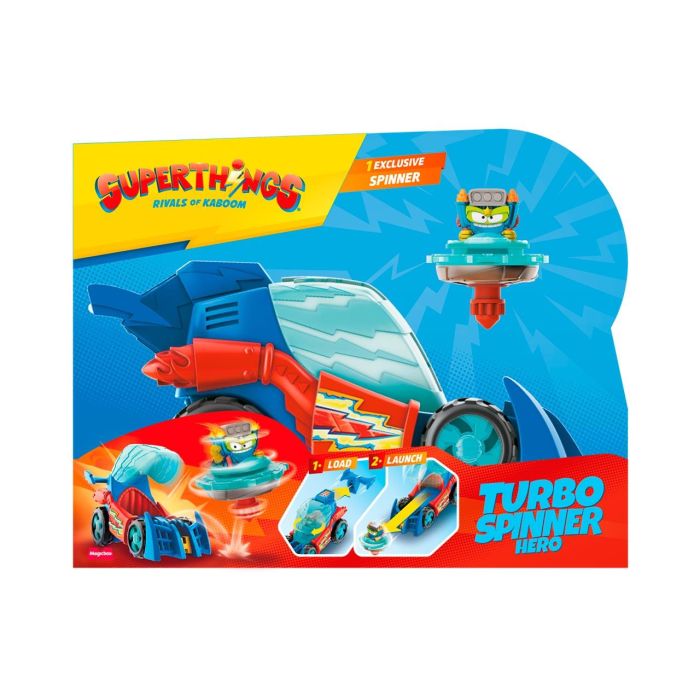 Superthings Turbo Spinner - Heroe Pstsp116In341 Vehículo Lanzador Peonza Kazoom 4 Superthings Turbo Spinner - Heroe Pstsp116In341 Vehículo Lanzador Peonza Kazoom 4