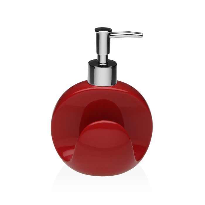 Dispensador Bombon Con Estropajero Rojo Versa 10X17CM (2 Unidades) Dispensador Bombon Con Estropajero Rojo Versa 10X17CM (2 Unidades)