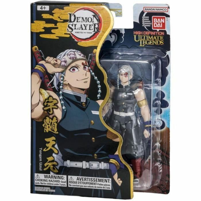 Bandai BAN1736489431880 Figura Ultimate Legends HD Demon Slayer Uzui Tengen articulada 12 cm 1