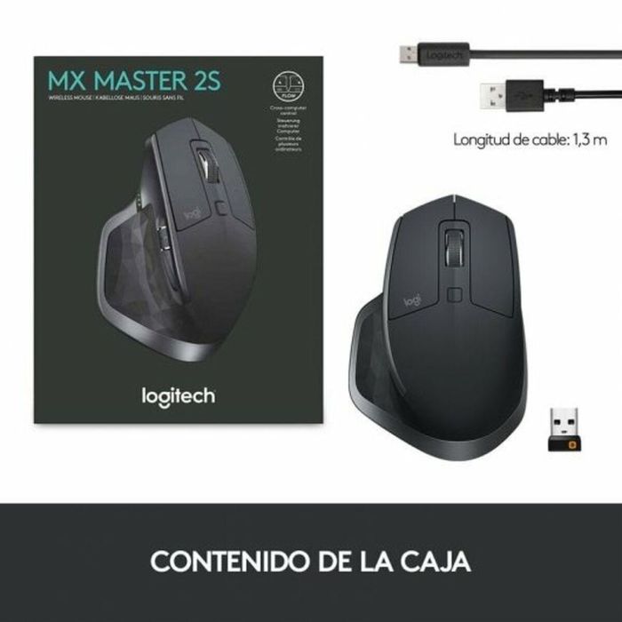 Ratón Logitech MX Master 2S Gris 2