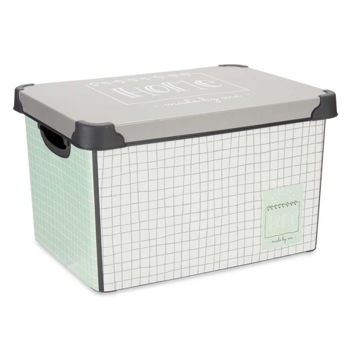Caja Plastico 17L Home Con Asa Kipit 28X22CM (12 Unidades) 1 Caja Plastico 17L Home Con Asa Kipit 28X22CM (12 Unidades) 1