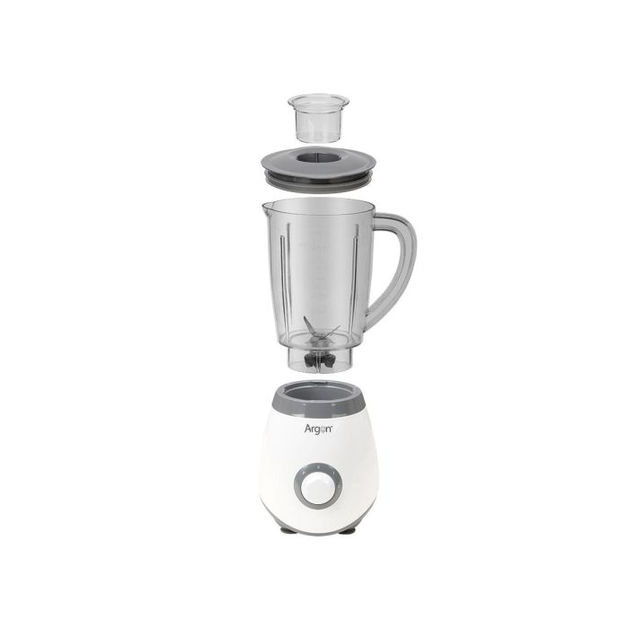 Argon Batidora de Vaso 1.5L 350W Blanco y Gris 15x37x17 cm (Set de 6) 3 Argon Batidora de Vaso 1.5L 350W Blanco y Gris 15x37x17 cm (Set de 6) 3